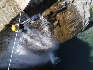 Alpe Adria Sports | Klettertraining am Wasserfall
