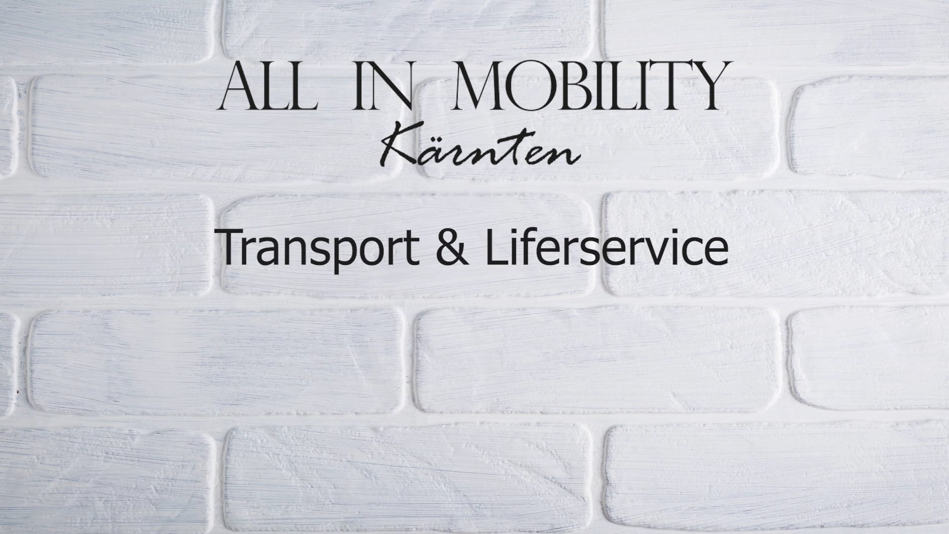 All in Mobility - Transport