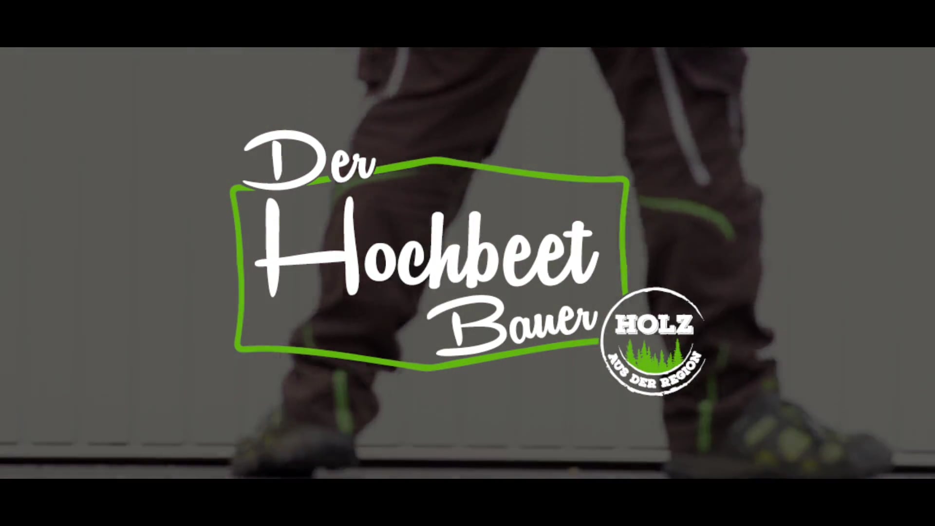 Hochbeet Bau